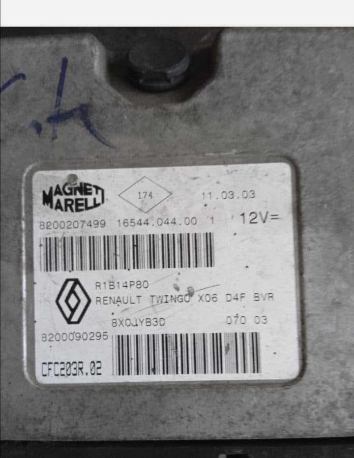 8200090295 CFC203R 02 RENAULT TWİNGO 1.2 ŞANZIMAN BEYNİ - 8200090295 cfc203r 02 - Görsel 1