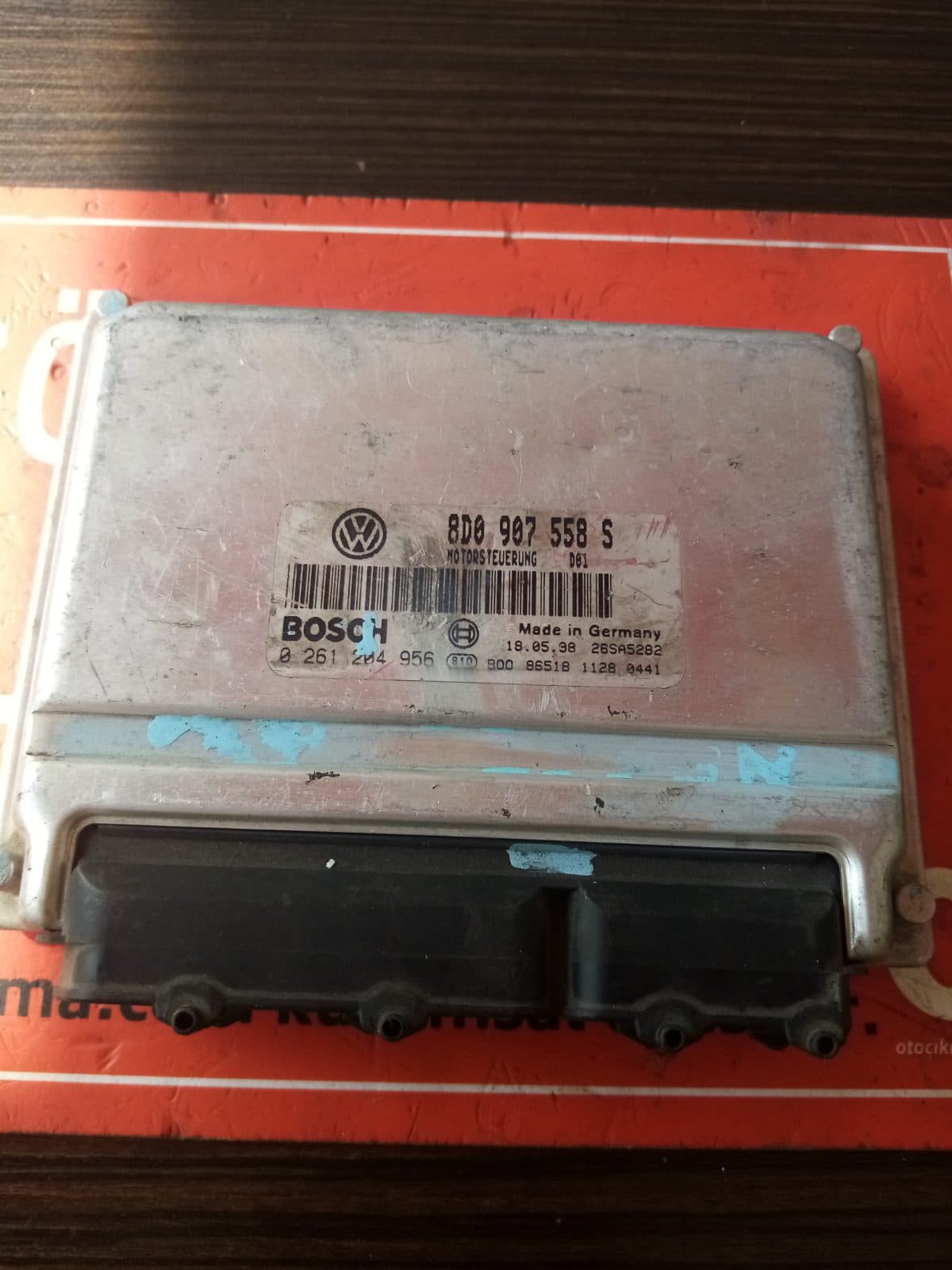 8DO 907 558 S 0261 204 956 wolsvagen motor beyni wolsvsgen - 0261 204 956 8DO 907 558 S - Görsel 1