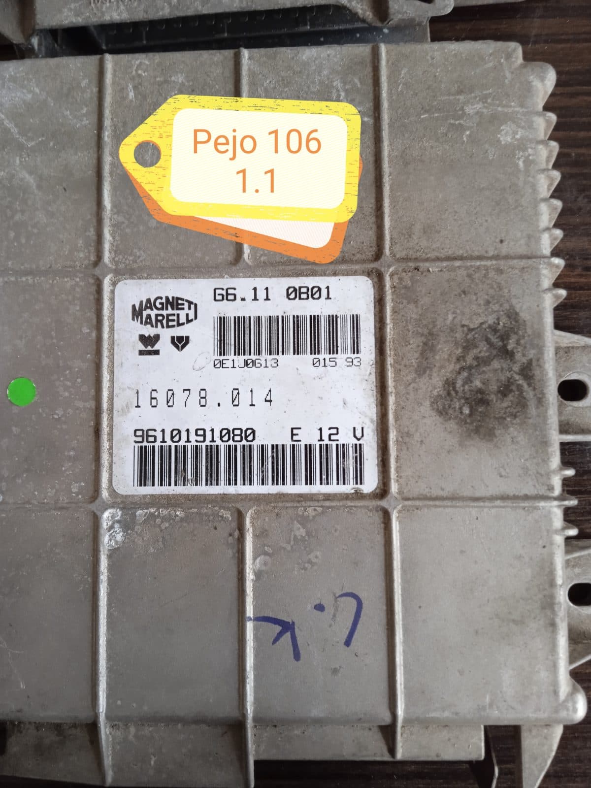 G6.11 0B01 / 16078.014 | 16078-014 | 16078 014 | 16078014 / 9610191080 | 96 101 910 8 PEUGEOT - G6.11 0B01 16078.014 16078-014 | 16078 014 | 16078014 / 9610191080 | 96 101 910 80 - Görsel 1