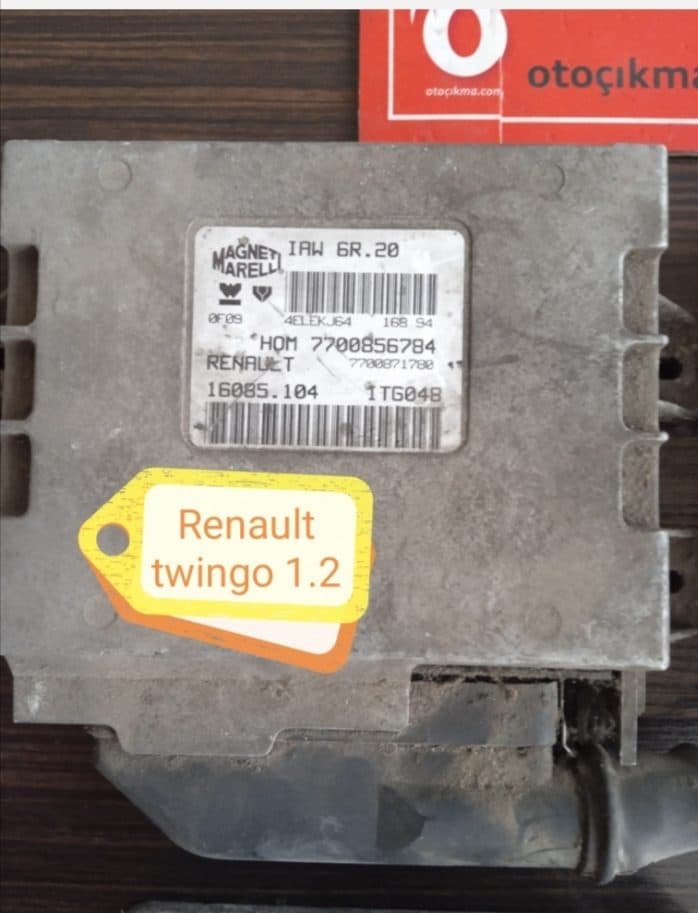 IAW GR 20 HOM 7700856784 RENAULT TWİNGO 1.2 MOTOR BEYNİ - ıaw gr 20 hom 7700856784 - Görsel 1