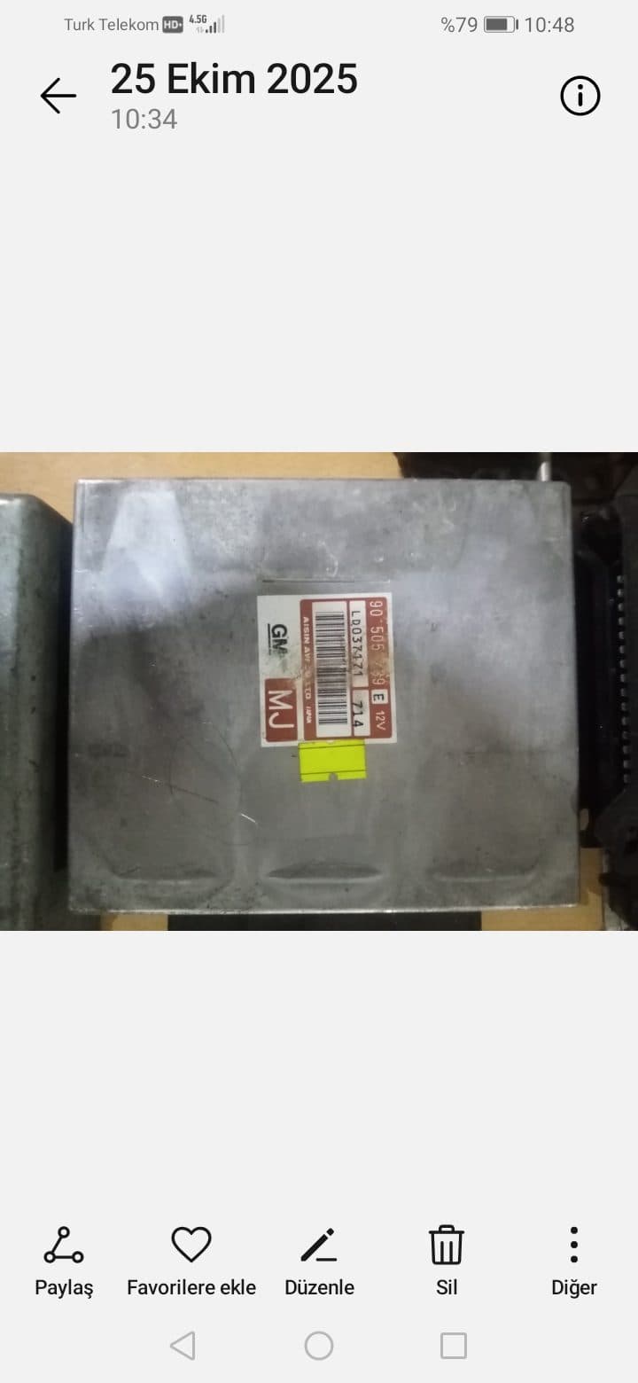 Opel vectra şanzıman beyni 90505789 ldo37171 MJ - 90505789 - Görsel 1