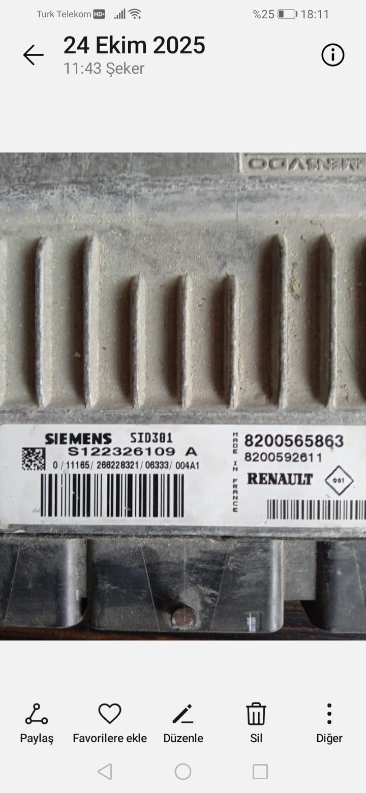 8200565863 S122326109A RENAULT MEGAN 15.DCI - 8200565863 s122326109a sid301 - Görsel 1